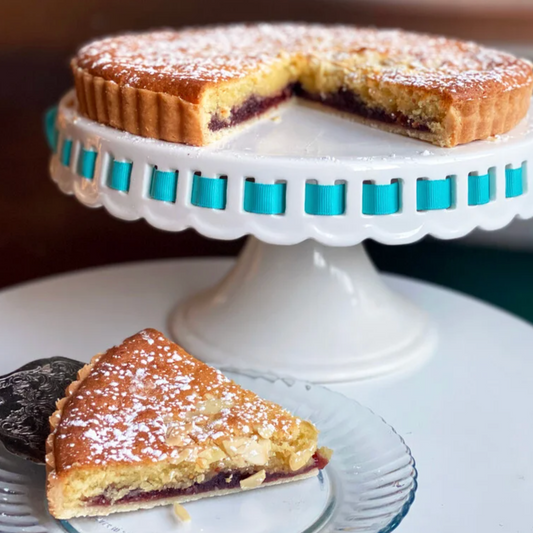 Large Raspberry Almond Bakewell Tart