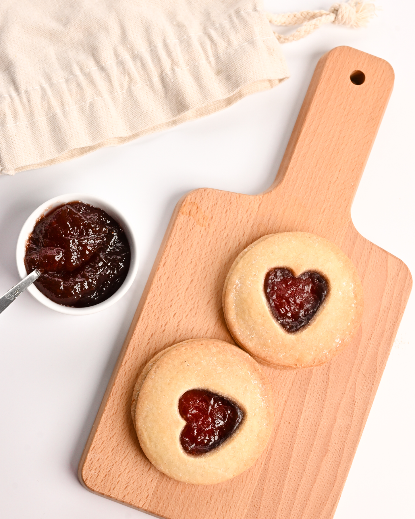 Raspberry Jam Linzer Cookie (Box of 3)