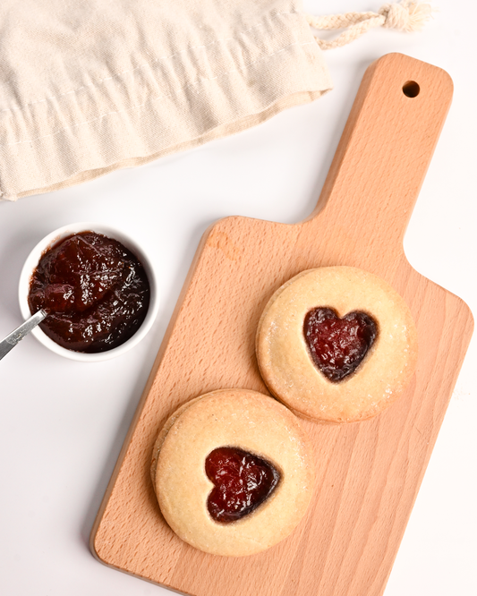Raspberry Jam Linzer Cookie (Box of 3)
